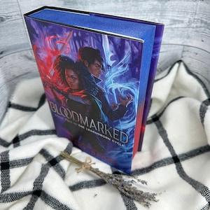 Bloodmarked US Hardback: Ombre Sprayed Edges, Custom Book