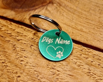 Dog Name Tag, ID Dog Tag Personalised for Dogs, Engraved Dog Tag, Personalised Dog Tag, New Puppy Gifts, Puppy Tag, Puppy ID Tag