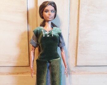 Raina's Outlaw Garb, Celtic Barbie Dress