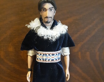 Bondross Prince's Garb, Dark Blue Ken Doll Tunic