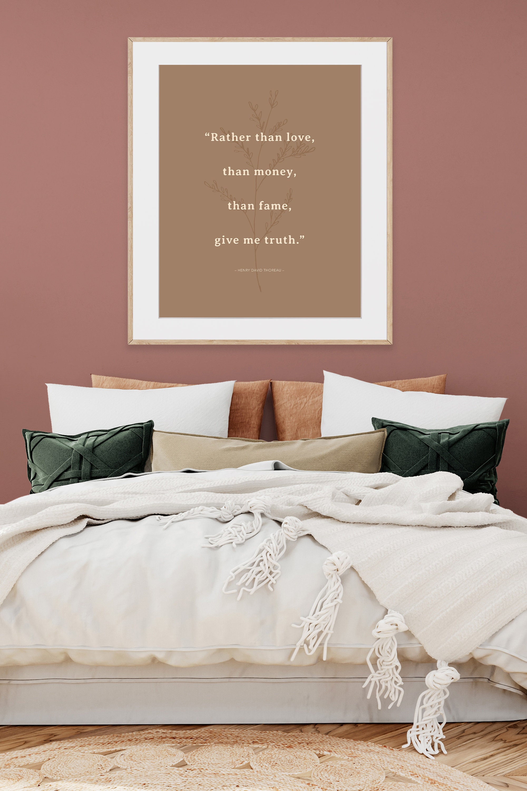 Inspirational Thoreau Quote Print Walden Book Poster - Etsy