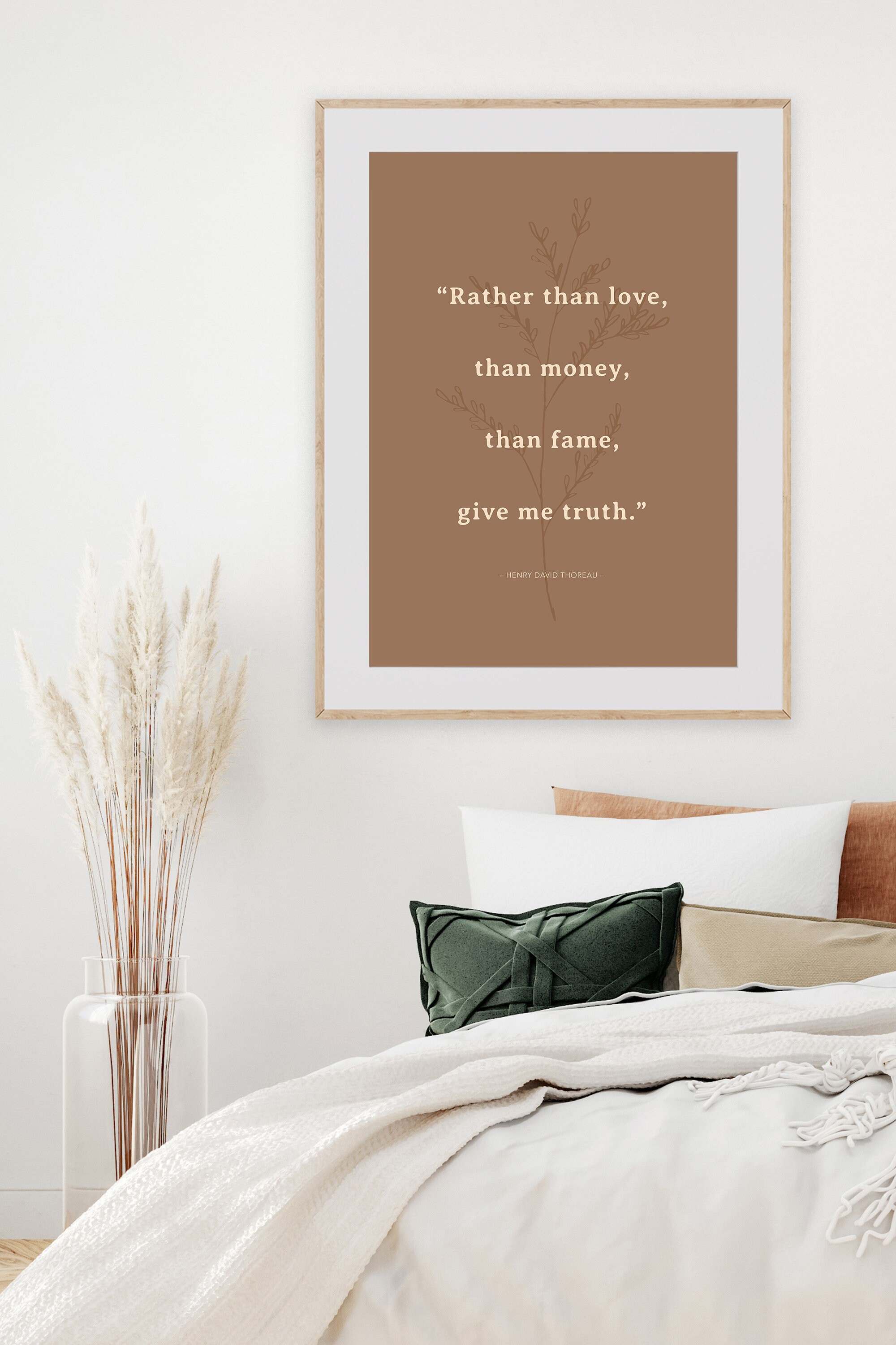 Inspirational Thoreau Quote Print Walden Book Poster - Etsy