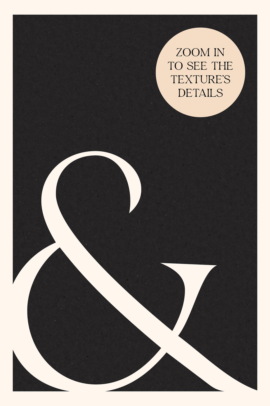 Ampersand Print Sign Mid Century Modern Typography Wall Art Etsy