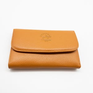 Genuine Leather Women's Wallet with Coin Pocket, Multiple Card Slots, Classic Bifold Design, Gift for Her