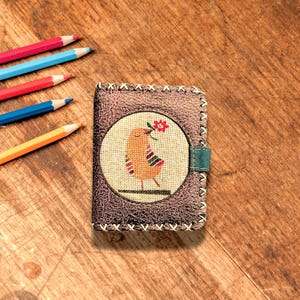 Kleines Portemonnaie mit Vogelmuster, Weihnachtsgeschenk für Teenager-Mädchen