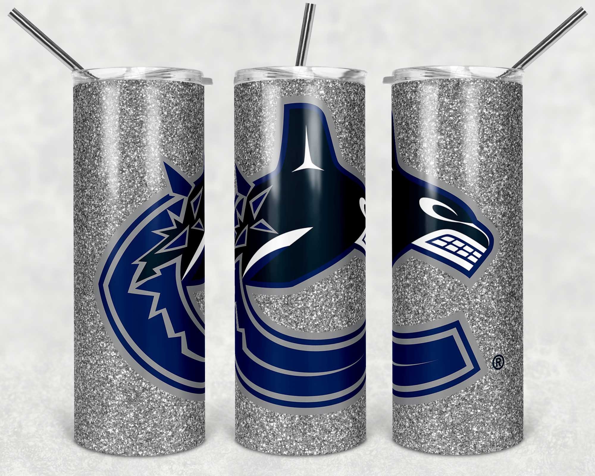 Vancouver Canucks Hockey Full Tumbler Tapered and Straight Etsy