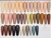 Nudes, Neutrals, and, Browns, Choose Your Color, Solid Color Press Ons, Glossy or Matte Nails, One color per set. 