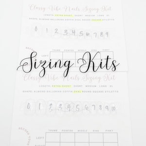 Start Here: Sizing & Shape Guides for Press On Nails, Please review before purchasing from my shop!