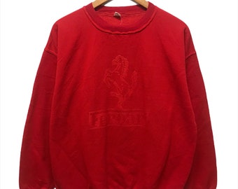 ferrari sweatshirt vintage