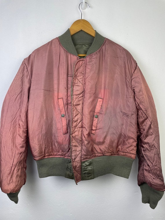 希少 80s AVIREX reversible MA-1 Jacket Rare Vintage Avirex MA-1 Reversible Jacket - Etsy Finland