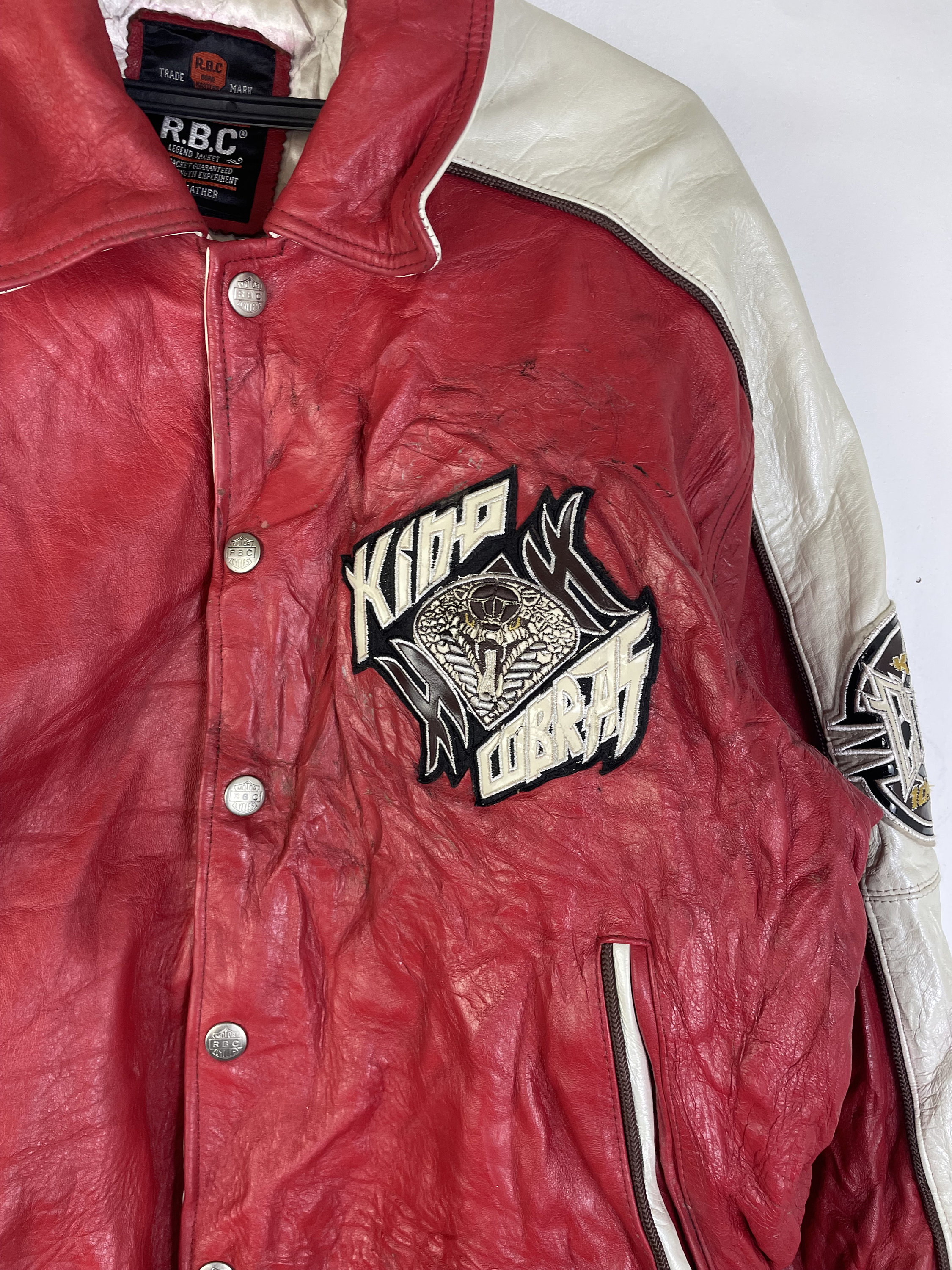 Rare Vintage R.B.C King Cobras Amazone Motorcycle Leather