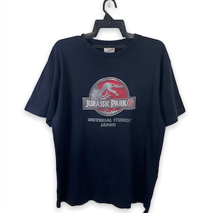 Rare Vintage Jurassic Park Movie Universal Studio Japan Tee