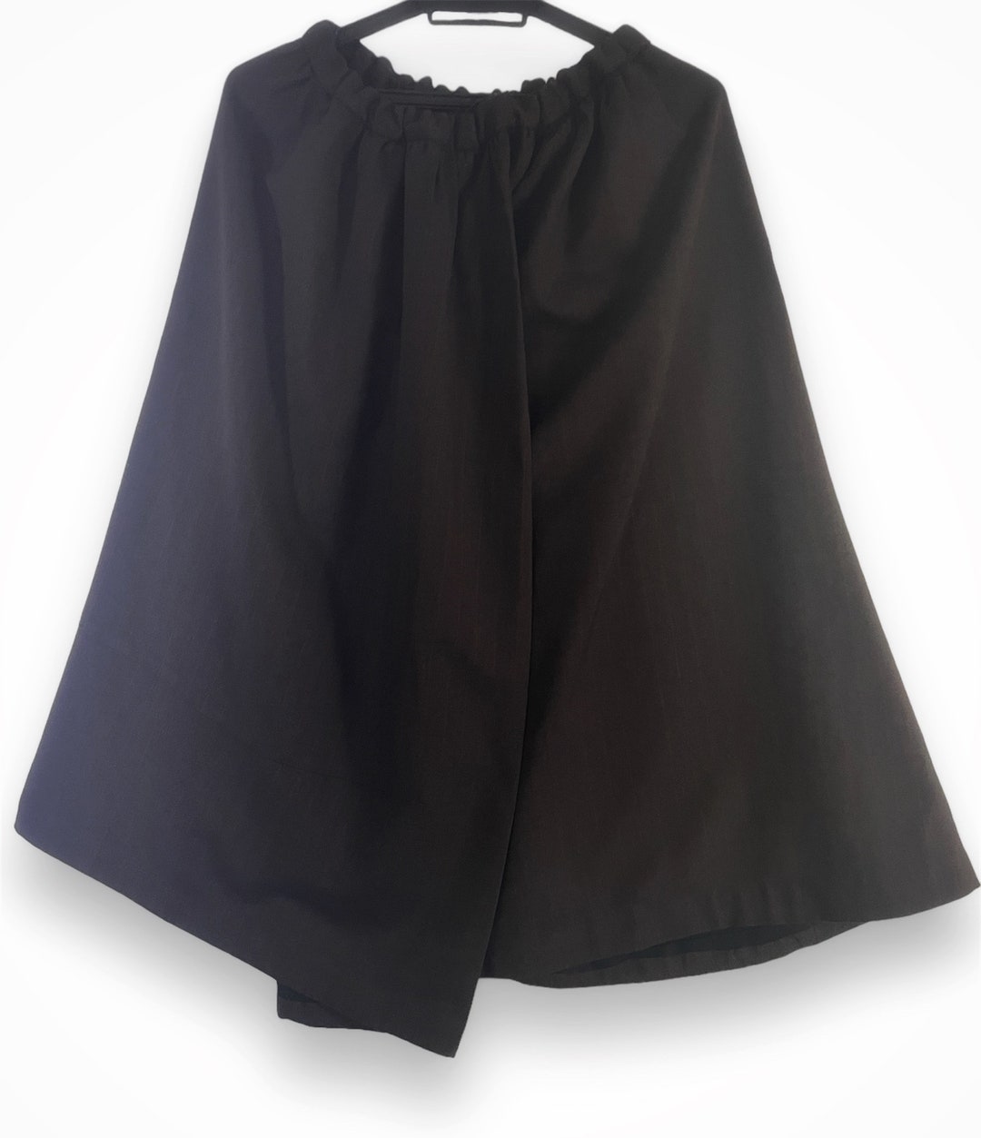 希少 AD1997 tricot COMME des GARCONS トリココムデギャルソン エコファーラップ スカート/ボトムス ブラウン【2400011012364】 COMME des GARCONS - ch87 希少 COMME des GARCONS AD1997 ドッキング