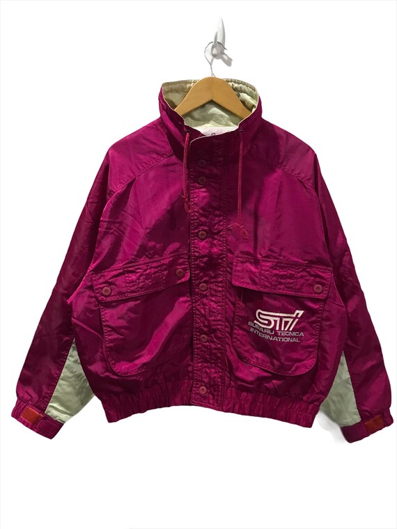 Rare Vintage 90's STI Motor Sport Bombers Jacket