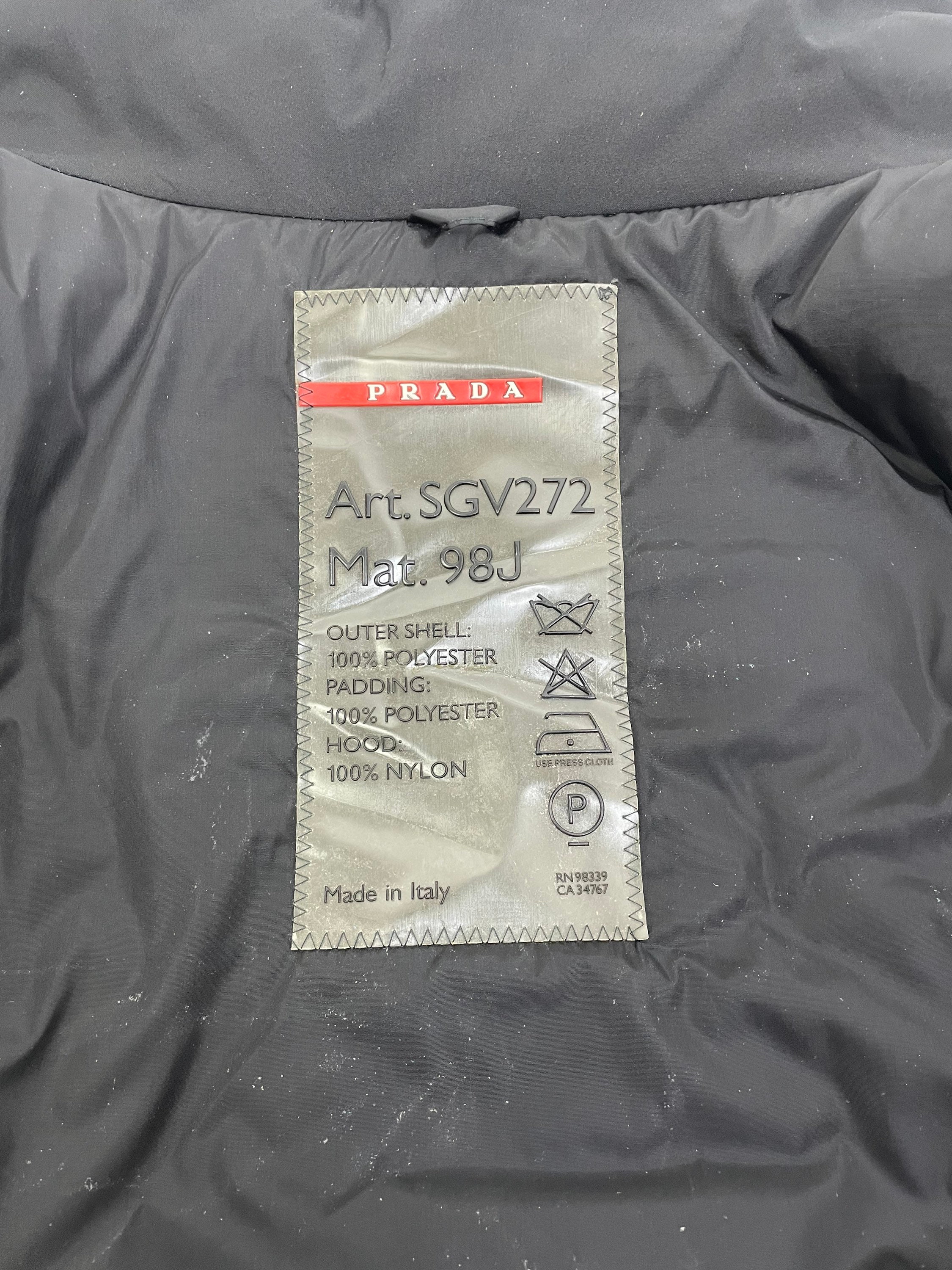 Prada Sport 1999 Nylon Modular Padded Scarf with Packable
