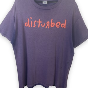 Seltenes Vintage Y2K Disstress Disturbed T Shirt