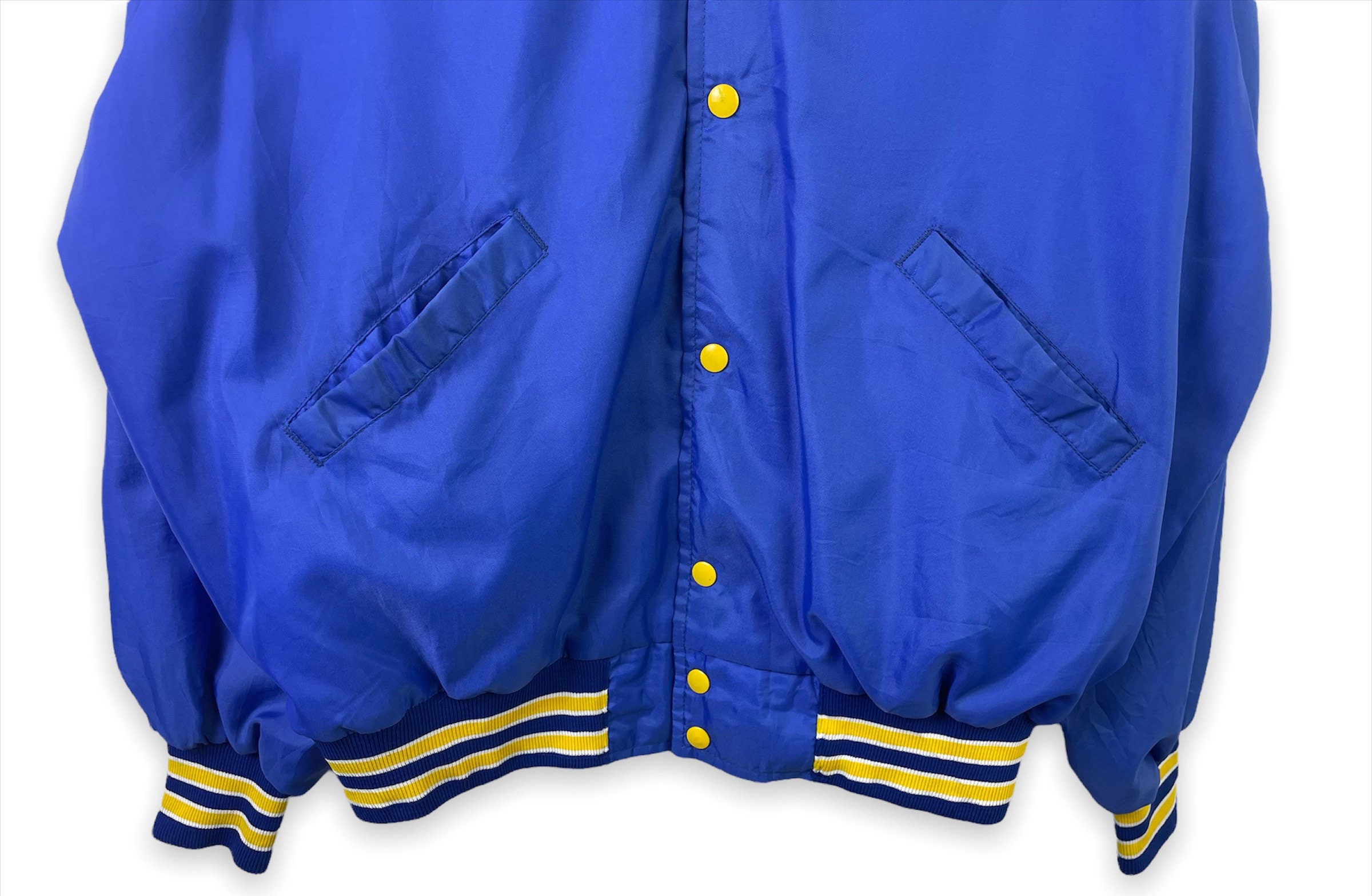 Vintage BUTWIN 80s/ヴィンテージジャケット/XXLネイビー Rare Vintage 80's Butwin Satin Jacket - Etsy