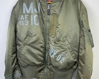 Vintage Avirex USA Air Force Ma-1 Flight Jacket Medium 80's Vintage Avirex USA Air Force Ma-1 Flight Jacket Medium 80's