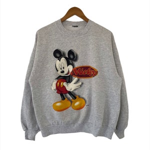 Seltenes Vintage Disney Micky Maus Big Print Sweatshirt