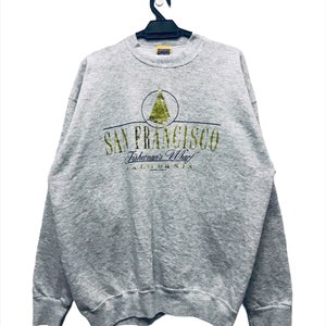 Rzadka bluza Tultex „San Franscisco” z napisem „San Franscisco” z lat 90