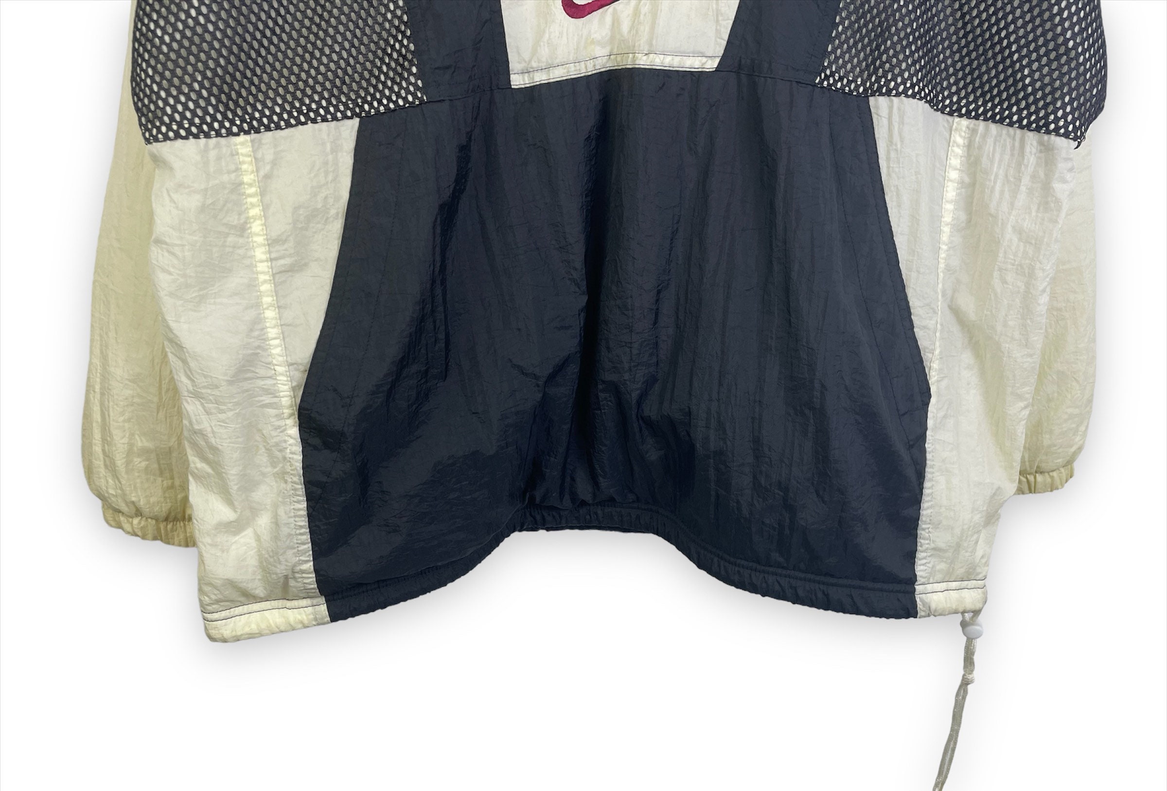 Rare Vintage 90's Nike Big Swoosh Half Zip Jacket - Etsy