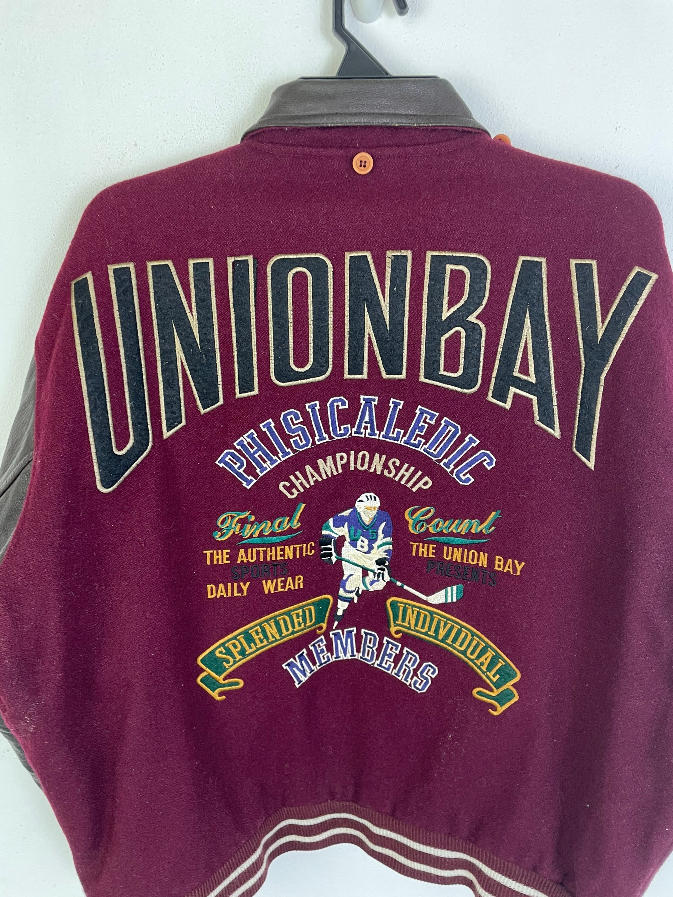 Rare Vintage Union Bay Hockey Ice Varsity Jacket Etsy