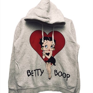 Rare Vintage 90&#39;s Betty Boop Big Print Hoodies