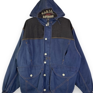 Rare Vintage Harley Davidson Hoodie Jacket