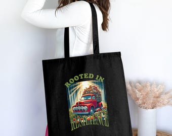 Rooted in Resilience Mushroom Forest PNG + PDF – Inspirational Design for Shirts, Mugs & Prints – Instant Download