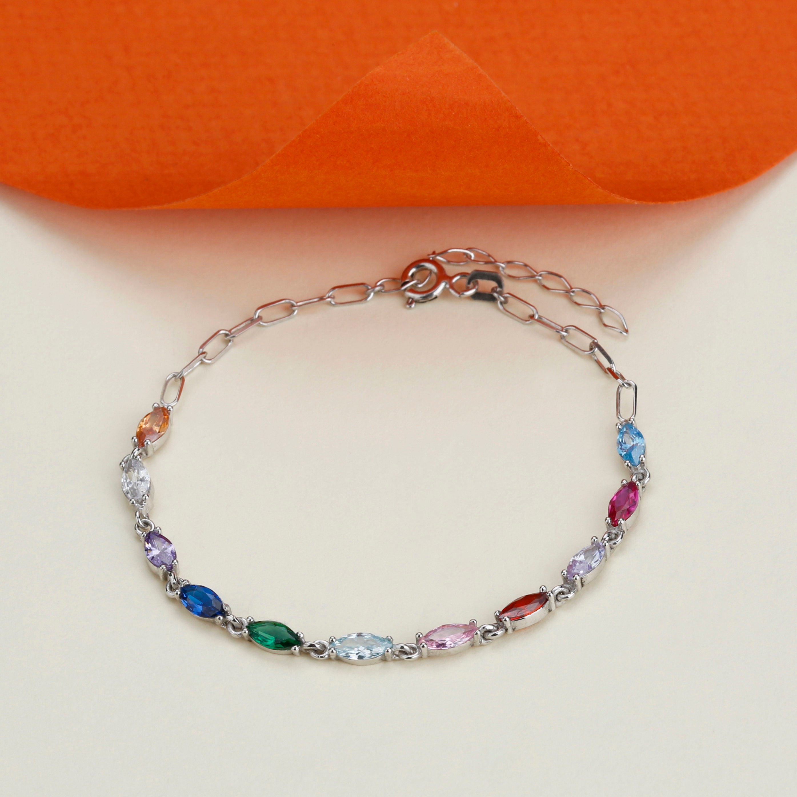 Custom Birthstone Bracelet Family Birthstone Bracelet Etsy