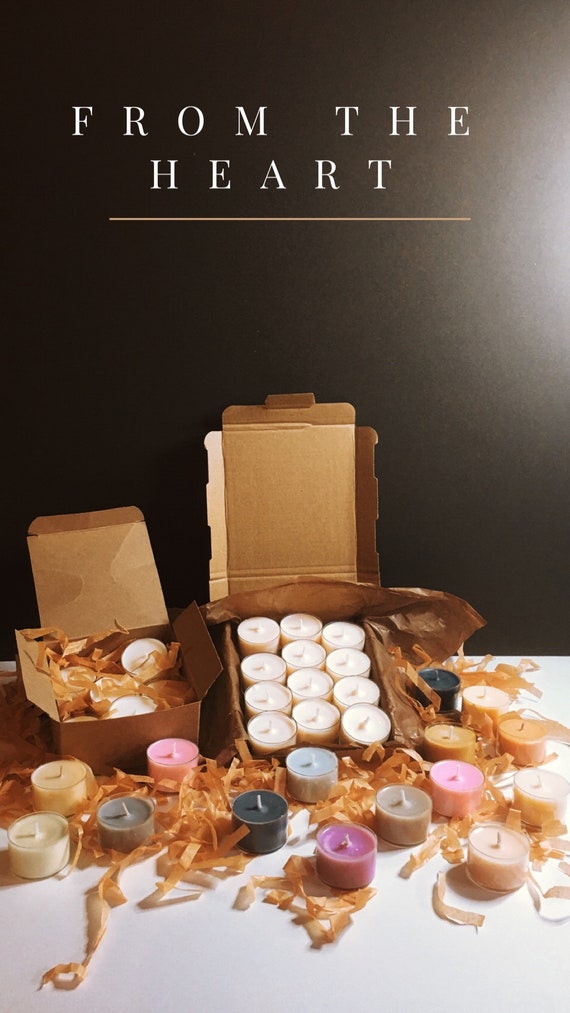 12 Highly Scented Soy Wax Tea Lights 6 Hour Burn Time Etsy UK