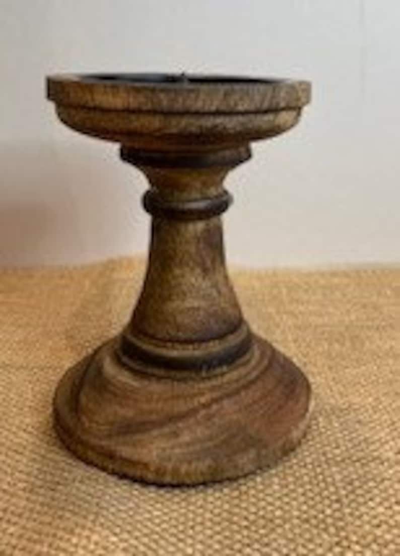 Wooden Candle Sticks, 13cm Etsy UK