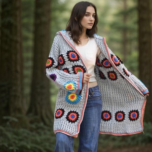 Winter Outfit Women, Hooded Sweater Jacket, Cardigan For Women, Sweater for Women, Anniversary Gift Women