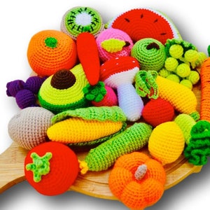 Toy for Kitchen, Waldorf toy, Montessori toys baby, Montessori toys 1 year old, Toddler play food, Eco friendly toys