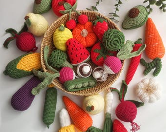 Jouets pour bébé, cadeau bébé, cadeau bébé fille, jeu de nourriture pour bébé, cadeau coton pour bébé