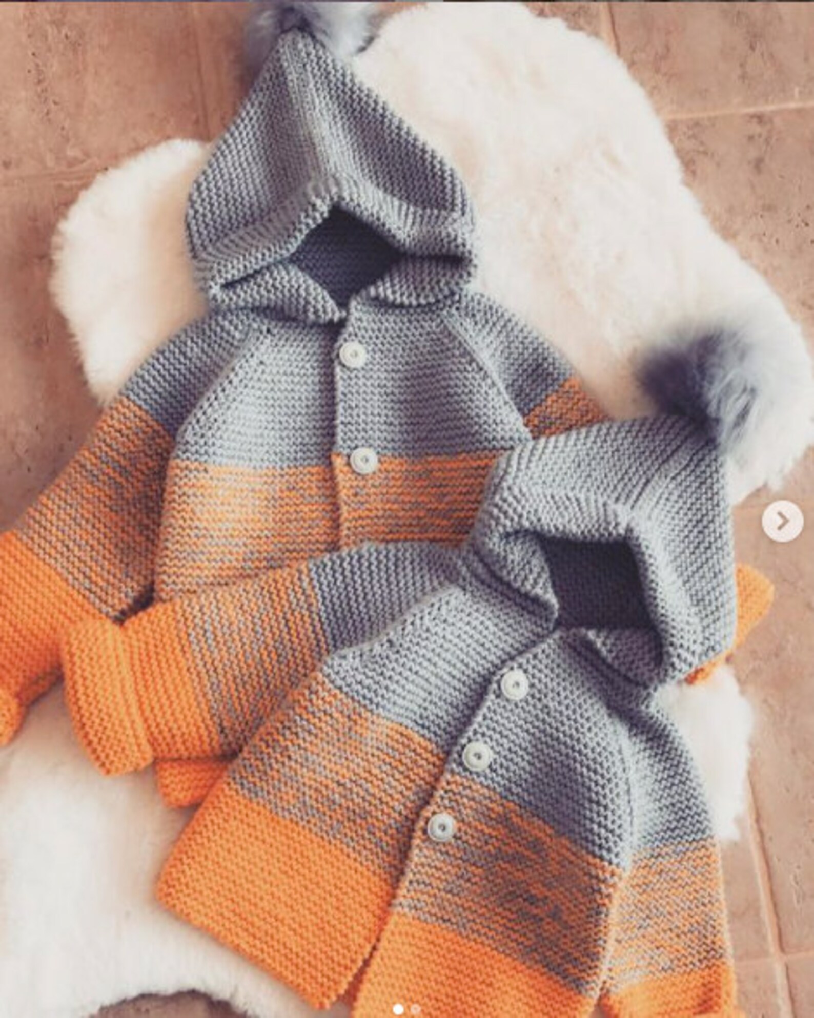 Baby Boys Wool Check Cardigan main image 1
