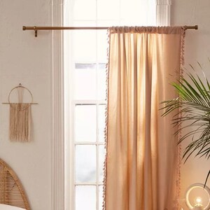 Handmade Tassels Curtain Fringes Curtain Window Curtain Boho Curtain Bedroom Curtain Door Curtain Window Curtain Bohemian Curtains One Panel