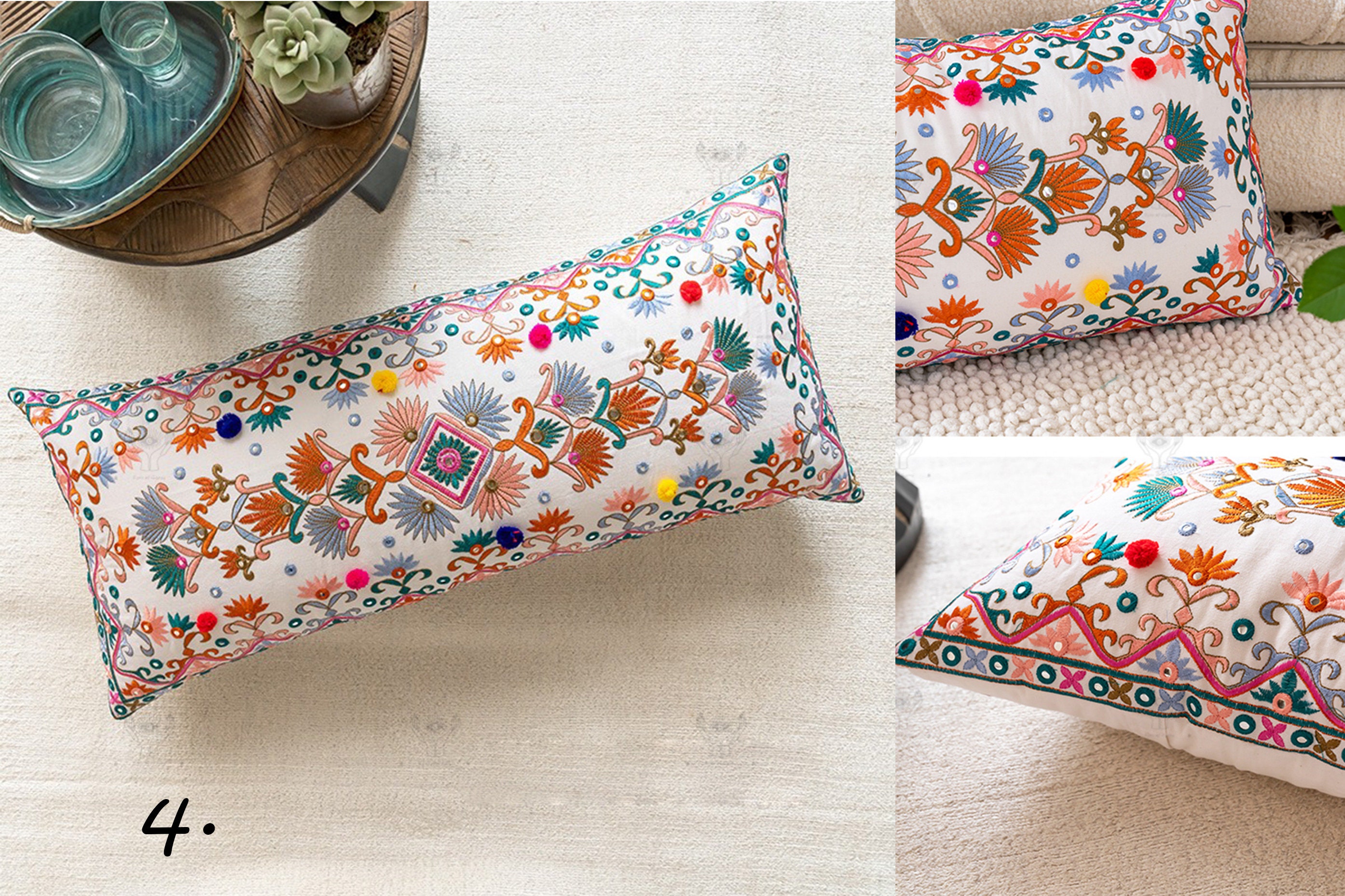 Handmade Long Pillow Covers Decorative Throw Pillow Cases Etsy Singapore