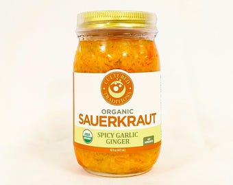 Sauerkraut - Spicy Garlic Ginger, Organic