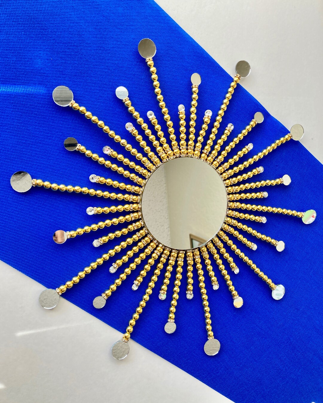 15'' Gold Sunburst Pearl Wall Decor/sunburst Mirror