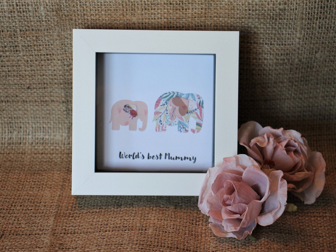 Mini Frame Mini Box Frame Paper Art Mother's Day Gift Thank You Thank