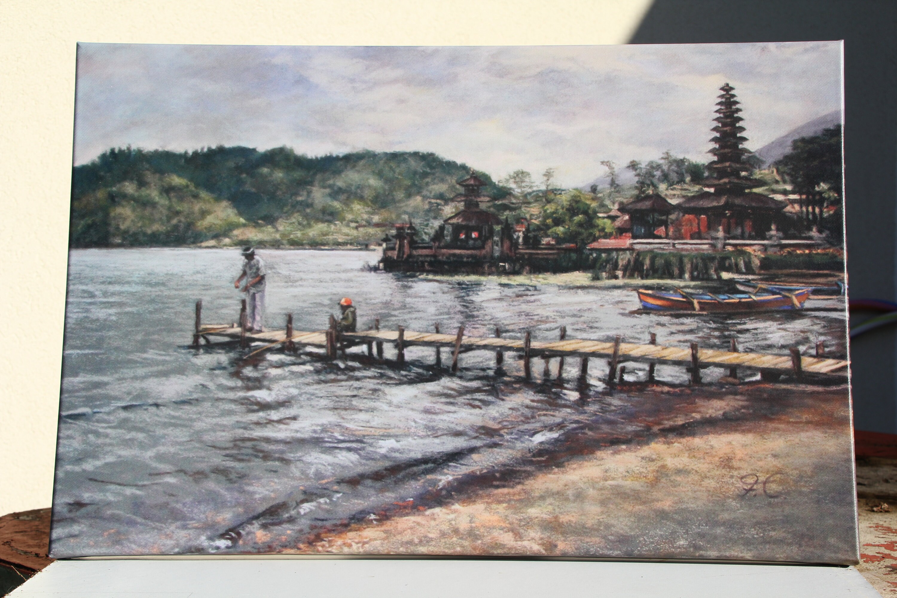 Impression sur Toile Lac Bratan