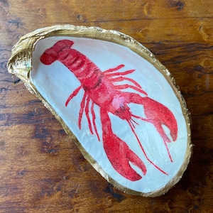 Maine Made Red Lobster Jewelry Dish