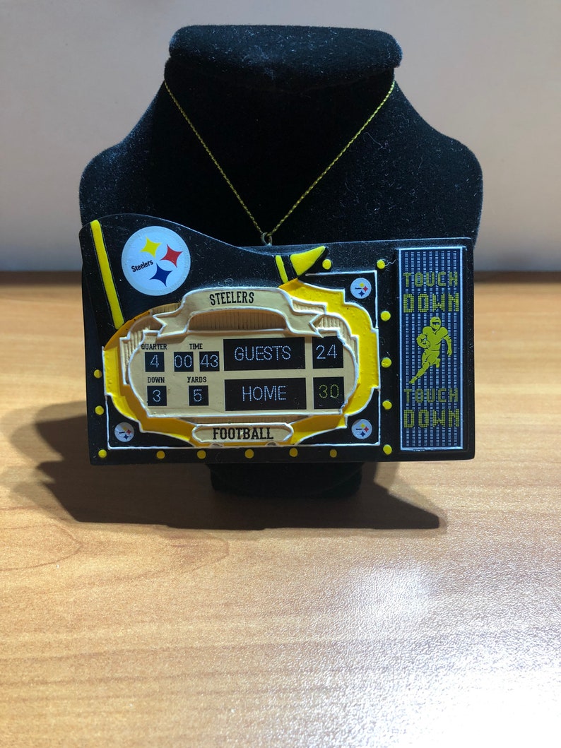 Pittsburgh Steelers Scoreboard Ornament Etsy