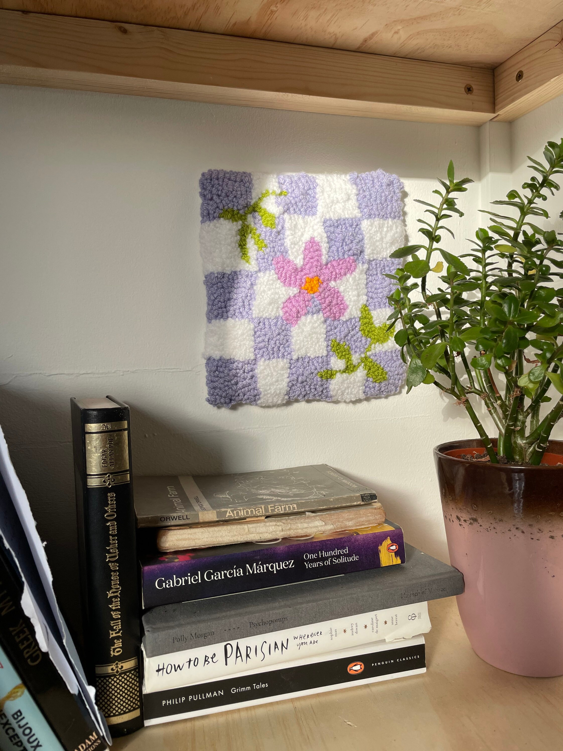 Tufted wall hanging Etsy