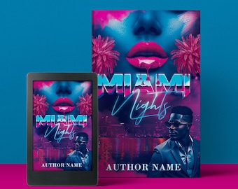 MIAMI NIGHTS Urban fiction style Pre-Made Book Cover | Urban Fiction | Urban Fantasy | Street Lit | Fiction | Fantasy