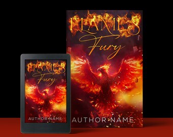 Flames Of Fury Pre-Made Book Cover For Fantasy | Horror | Thriller | Sci-Fi  | Romance