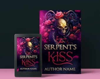The Serpent's Kiss Pre-Made Book Cover For Fantasy | Horror | Thriller | Sci-Fi  | Romance