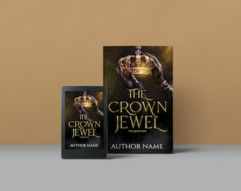 The Crown Jewel Pre-Made Book Cover For Fantasy | Horror | Thriller | Sci-Fi  | Romance