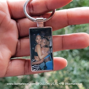 Photo Key Chain | Custom Photo Key Chain | Stainless Steel Keychain | Custom Keychains | Keychain photo